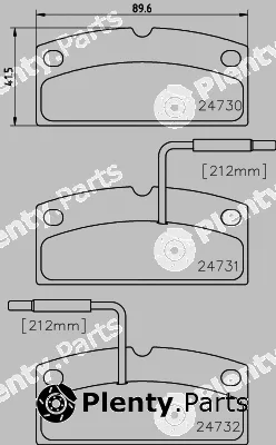 Hella Pagid 8DB355014-171 — Brake Pad Set, disc brake