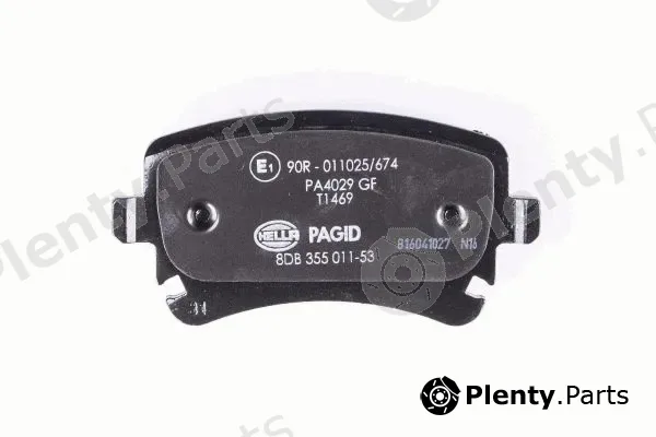 Hella Pagid 8DB355011-531 — Brake Pad Set, disc brake