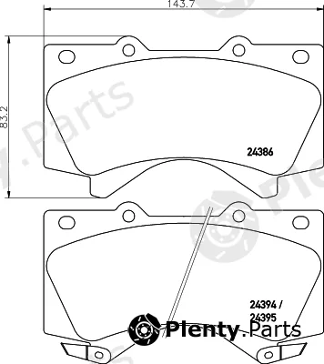 Hella Pagid 8DB355024-421 — Brake Pad Set, disc brake