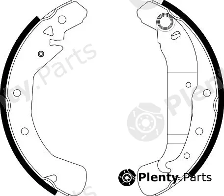 Hella Pagid 8DB355002-631 — Brake Shoe Set