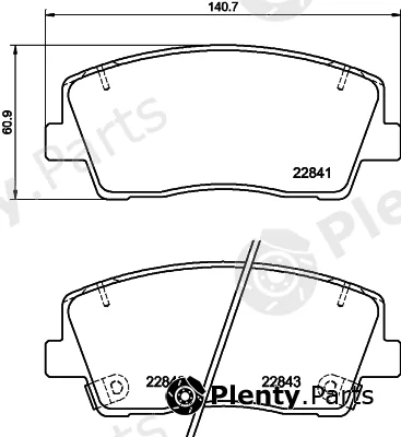 Hella Pagid 8DB355039-921 — Brake Pad Set, disc brake