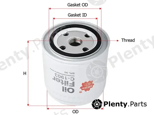 SAKURA Automotive C-1903 — Oil Filter