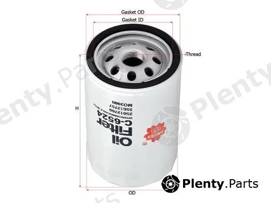 SAKURA Automotive C-6524 — Oil Filter