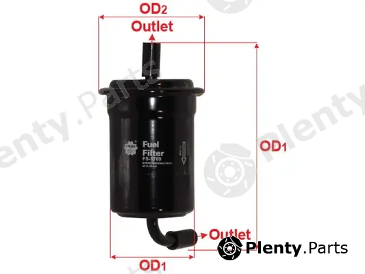 SAKURA Automotive FS-1709 — Fuel Filter