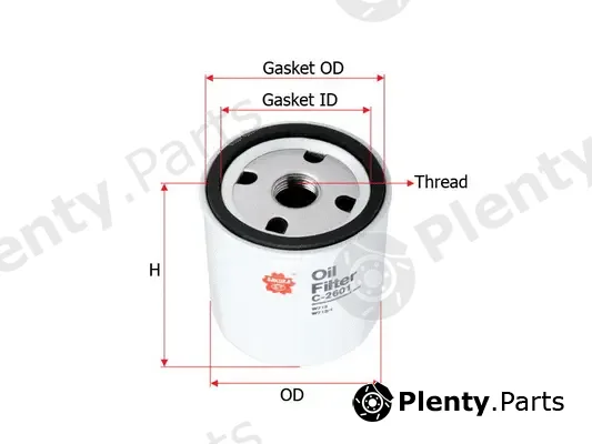 SAKURA Automotive C-2601 — Oil Filter