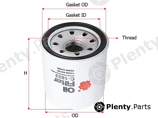 SAKURA Automotive C-1823 — Oil Filter