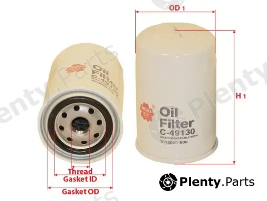 SAKURA Automotive C-49130 — Oil Filter