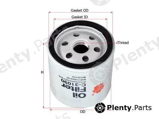 SAKURA Automotive C-31090 — Oil Filter