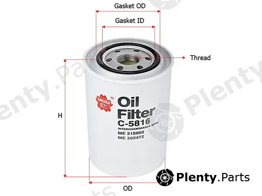 SAKURA Automotive C-5816 — Oil Filter