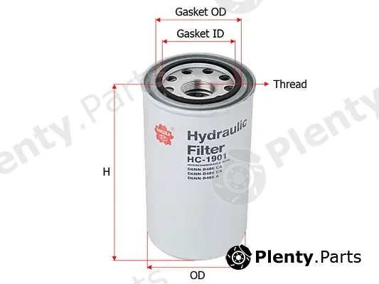 SAKURA Automotive HC-1901 — Filter, operating hydraulics
