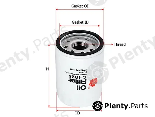 SAKURA Automotive C-1925 — Oil Filter