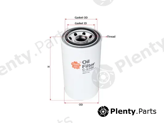 SAKURA Automotive C-5708 — Oil Filter