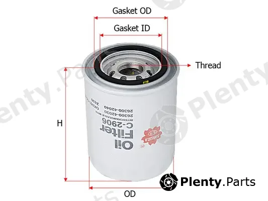 SAKURA Automotive C-2906 — Oil Filter