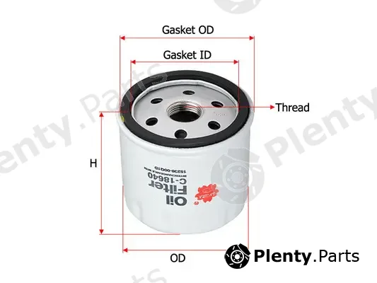 SAKURA Automotive C-18640 — Oil Filter
