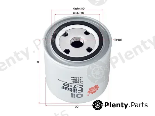 SAKURA Automotive C-7102 — Oil Filter