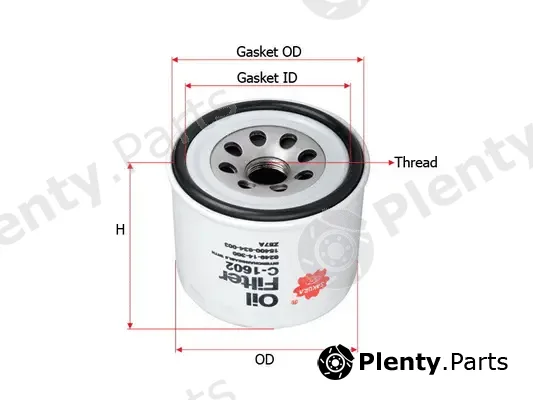 SAKURA Automotive C-1602 — Oil Filter