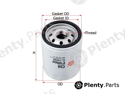 SAKURA Automotive C-1038 — Oil Filter