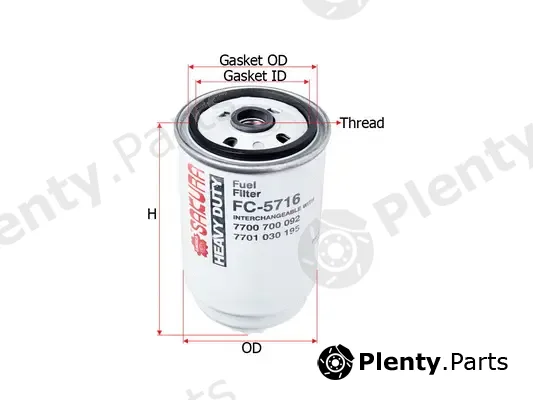 SAKURA Automotive FC-5716 — Fuel Filter