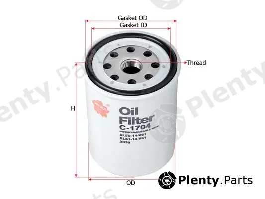 SAKURA Automotive C-1704 — Oil Filter