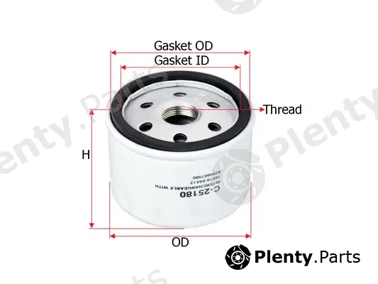 SAKURA Automotive C-25180 — Oil Filter