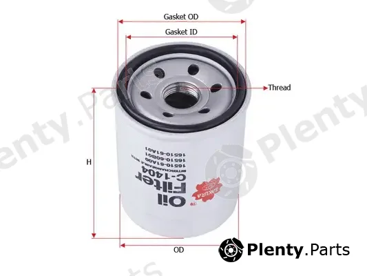 SAKURA Automotive C-1404 — Oil Filter