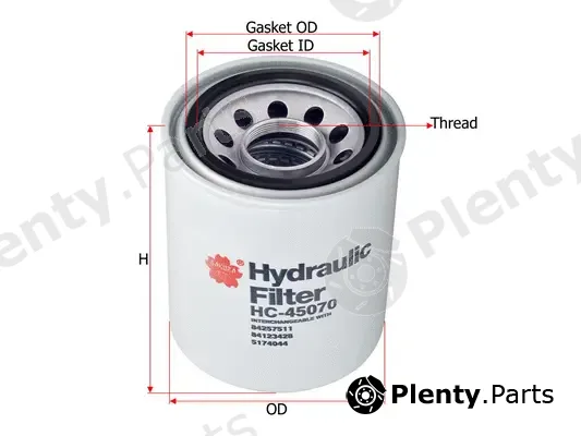 SAKURA Automotive HC-45070 — Filter, operating hydraulics