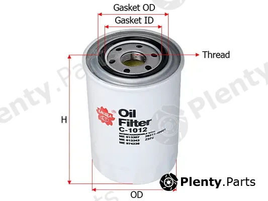 SAKURA Automotive C-1012 — Oil Filter
