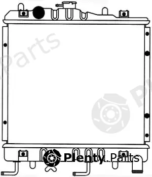 SAKURA Automotive 1161-0229 — Radiator, engine cooling