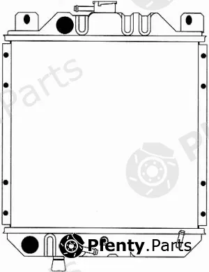 SAKURA Automotive 1081-0216 — Radiator, engine cooling