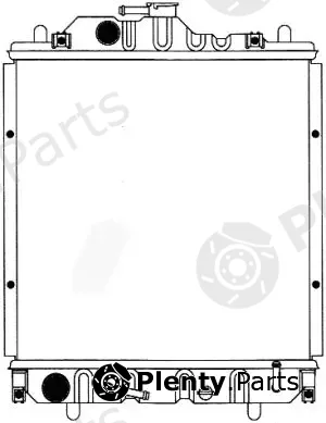 SAKURA Automotive 1081-0217 — Radiator, engine cooling