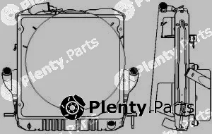 SAKURA Automotive 1241-0227 — Radiator, engine cooling