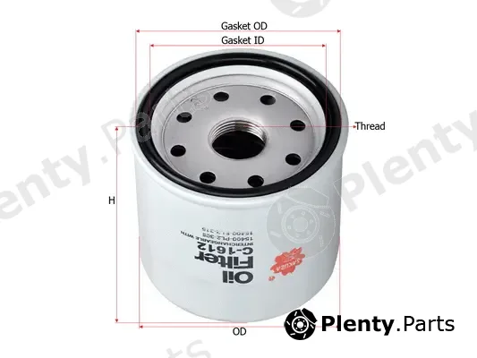 SAKURA Automotive C-1612 — Oil Filter