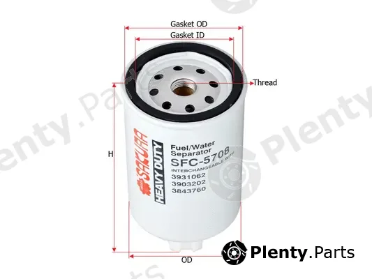 SAKURA Automotive SFC-5708 — Water Trap, fuel system
