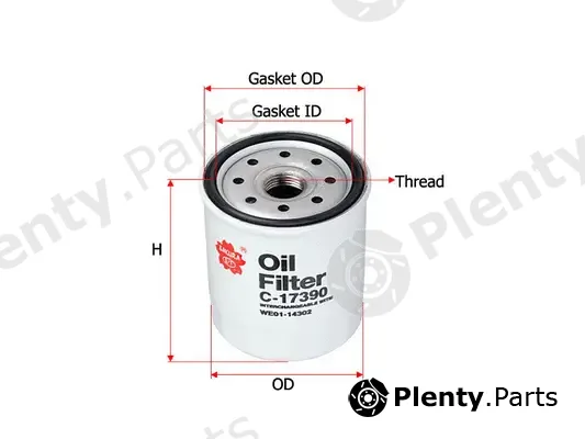 SAKURA Automotive C-17390 — Oil Filter