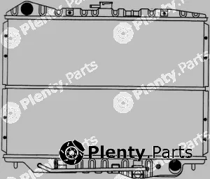 SAKURA Automotive 1071-0204 — Radiator, engine cooling