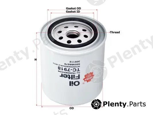 SAKURA Automotive TC-7918 — Hydraulic Filter, automatic transmission