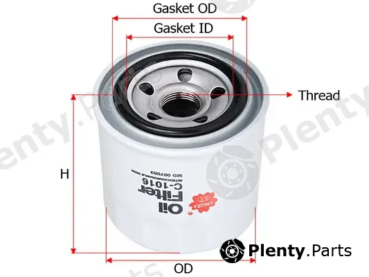 SAKURA Automotive C-1016 — Oil Filter