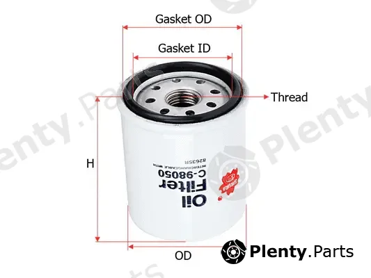 SAKURA Automotive C-98050 — Oil Filter