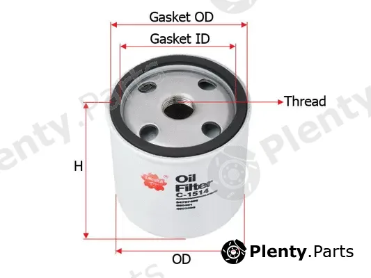 SAKURA Automotive C-1514 — Oil Filter