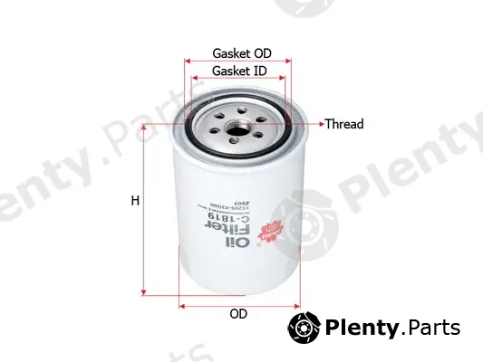 SAKURA Automotive C-1819 — Oil Filter