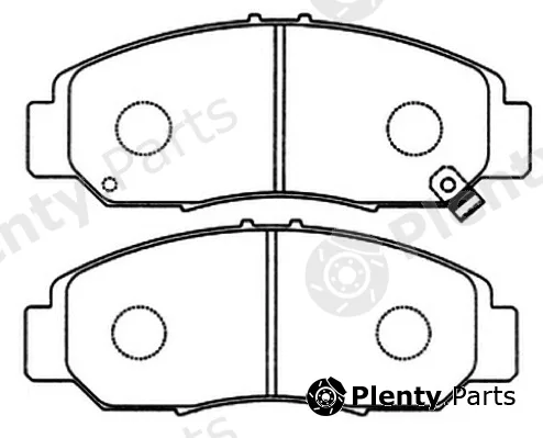 Asva AKDC-8465 — Brake Pad Set, disc brake Packing AKYOTO