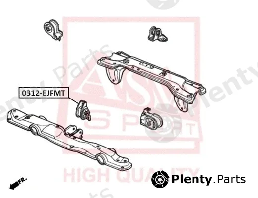 Asva 0312-EJFMT — Mounting, engine