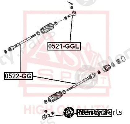 Asva 0521-GGL — Tie Rod End
