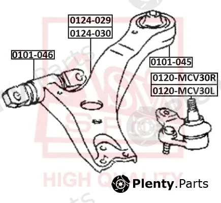 Asva 0120-MCV30L — Ball Joint