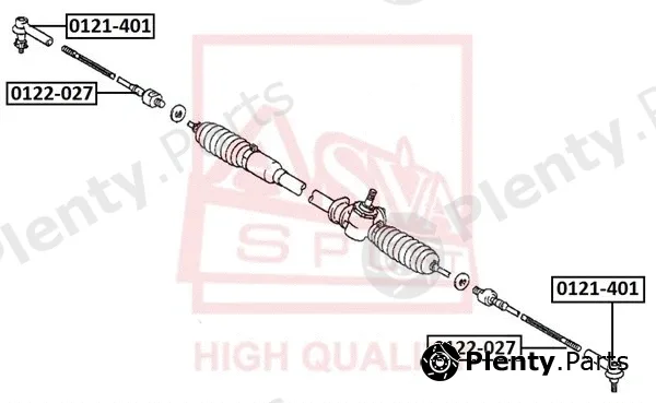 Asva 0121-401 — Tie Rod End