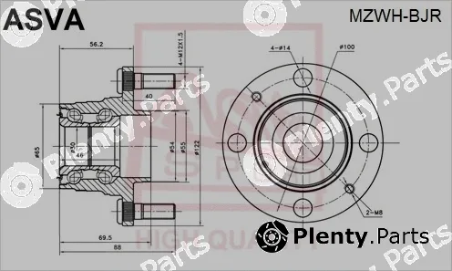 Asva MZWH-BJR — Wheel Hub