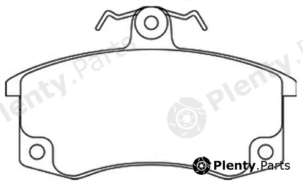 Asva AKD-0223 — Brake Pad Set, disc brake Packing AKYOTO
