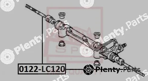 Asva 0122-LC120 — Inner Tie Rod