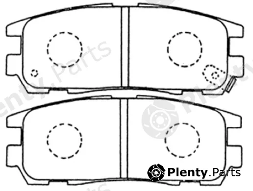 Asva AKD-4299 — Brake Pad Set, disc brake Packing AKYOTO