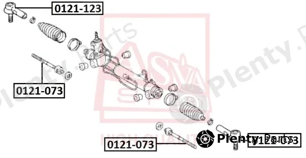 Asva 0121-123 — Tie Rod End